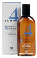 SYSTEM 4 Терапевтический шампунь №4 для жирной чувствительной раздраженной кожи головы 215 мл