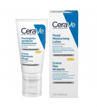 CeraVe лосьон для лица увлажняющий для нормальной и сухой кожи SPF25 52 мл