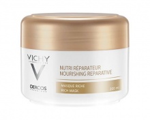 VICHY DERCOS Masque Riche Nutri Reparateur Маска питательно-восстанавливающая для сухих и поврежденных волос