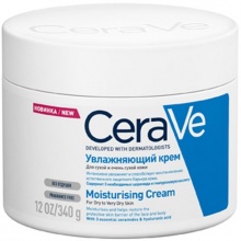 CeraVe крем для лица и тела увлажняющий для сухой и очень сухой кожи 340 мл