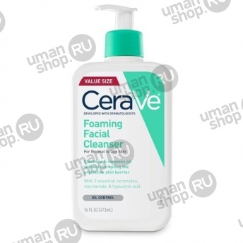 CeraVe гель очищающий для нормальной и жирной кожи 473 мл фото 1533