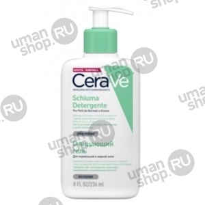 CeraVe гель очищающий для нормальной и жирной кожи 236 мл фото 1532