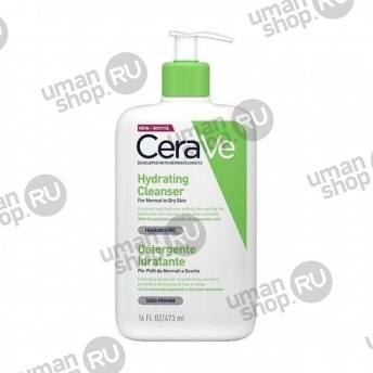 CeraVe крем-гель для лица и тела увлажняющий и очищающий для нормальной и сухой кожи 473 мл фото 1541