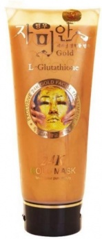 Омолаживающая Маска-Пленка с Золотом и Глутатионом 24К / L-GLUTATHIONE 24K GOLD MASK фото 1096