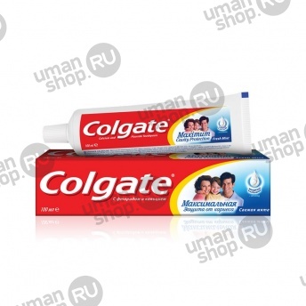 Зубная паста COLGATE Максимальная защита от кариеса, 100мл. фото 1803